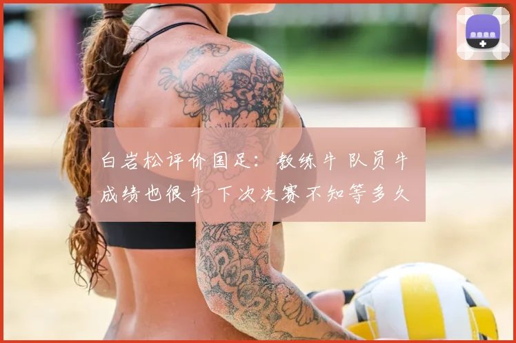 白岩松评价国足：教练牛 队员牛 成绩也很牛 下次决赛不知等多久